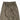 Tan rain pants with side branding and wrinkled, water-resistant fabric texture