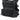 Black plate carrier front panel with stacked MOLLE rows and side adjuster straps