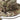 Camouflage bucket hat band close-up with stitched panels and small logo label.