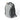 Grey 27L backpack with black trim, front zipper and side mesh pocket