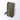 Olive green MOLLE single pouch with front flap, stitched pocket panel, and side bungee loops