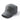 Grey tactical ripstop cap with front hook-and-loop patch and curved brim