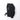 Black MOLLE single pouch with curved front flap and side bungee loops