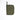 Olive EDC wallet pouch with loop zipper pull, stitched border, square shape