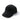 Black tactical ripstop cap with front hook-and-loop patch and curved brim