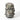20L assault backpack front view with camouflage cover and mounted patches