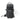 Black tactical one-strap assault pack with front zip pockets and MOLLE panels