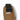 Tan pistol holster strap with black buckle and DS logo label