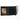 Black EDC wallet with interior card slot and transparent window pocket