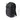 25L tactical backpack, black, side view with shoulder strap and webbing loops