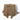 Coyote tan double MOLLE pouch with central MOLLE grid and side straps