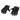 Black anti-cut tactical gloves with hook-and-loop wrist strap and padded palms
