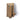 Tan MOLLE single pouch with front flap, MOLLE webbing grid panel, and side bungee loop