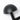 Black helmet rack with matte dome helmet and vertical post