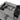 Mini pistol range bag zipper and carry handle on light gray fabric
