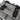 Mini pistol range bag organizer with gray zippers and black carry straps