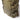 Tan Cordura backpack with front-side zip seam and small webbing strap details