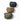 Three-color zipper pouch set: black, tan, and olive, each with strap and front pocket