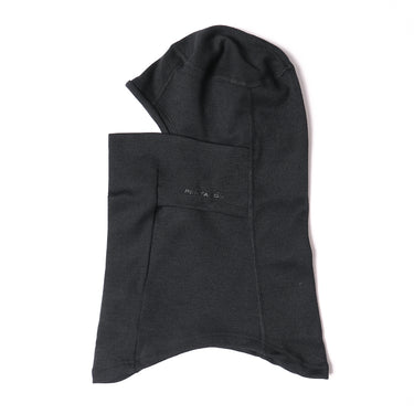 Pentagon Eris Nomex balaclava, black face-covering hood with front panel