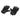 Black anti-cut tactical gloves with reinforced knuckles and cushioned palm padding