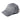 Light gray mesh baseball cap with front logo patch and short curved brim
