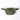 Zipper pouch with adjustable webbing strap, olive green canvas exterior
