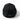 Tactical ripstop cap in black, back view with small logo near brim
