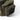 Olive green pistol range bag close-up of side zipper pocket and strap