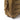 Coyote utility pouch front corner with zipper seam and MOLLE-style webbing
