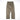 Packable rain pants in tan, full-length with elastic waist and ankle cuffs