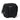 Black utility pouch with front MOLLE webbing panel and center label patch