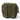 Olive utility pouch with front MOLLE webbing panel and center logo patch