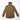 Coyote tan hooded zip-up jacket shown from back with adjustable cuffs