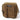 Coyote utility pouch with front MOLLE webbing panel and center logo patch