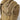 Tan tactical backpack side with zipper pocket and MOLLE strap detailing