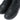 Black tactical boots close-up of laces, textured panels, and side-zip area
