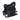 Black plate carrier vest with front plate panel, MOLLE webbing, and adjustable straps