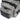 Light gray pistol range bag front pocket with zipper pulls and black strap