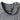 Combat shirt neckline with embroidered brand patch and tag, gray fabric