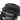 Black one-strap assault pack top with two zippers and paracord-style pulls