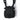 Black tactical kit bag front view with MOLLE panels, two side loops, and padded straps