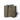 Olive MOLLE multi pouch with squared grid front panel and 'MILES' label
