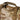 Tan camo mini duffel bag top handle and front patch panel detail