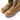 Coyote tan suede combat boots with lace-up front and rubber sole