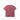 Washed burgundy crewneck T-shirt with small chest logo detail