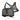 Dark gray chest pack with mesh back, front MOLLE-style pocket, and web straps
