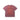 Washed burgundy T-shirt with large rectangular flag-style graphic on the back