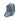 Light gray nylon backpack with front zip pocket and padded back panel