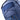 Blue MOLLE backpack interior with padded divider and front webbing straps