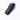 Black single pistol magazine pouch side view with open top and retention straps